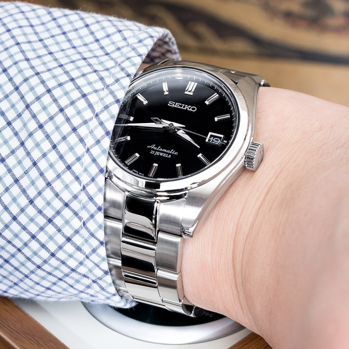 20mm Super-O Boyer Stainless Steel Band for Seiko SARB033 StrapCode