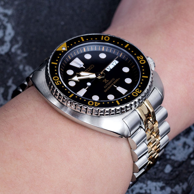 Seiko Mod new Turtles SRP777 Curved End J Louis Bracelet | Strapcode