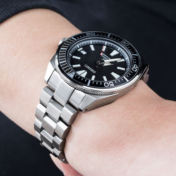 22mm Hexad Stainless Steel Band for Seiko Samurai SRPB51 StrapCode