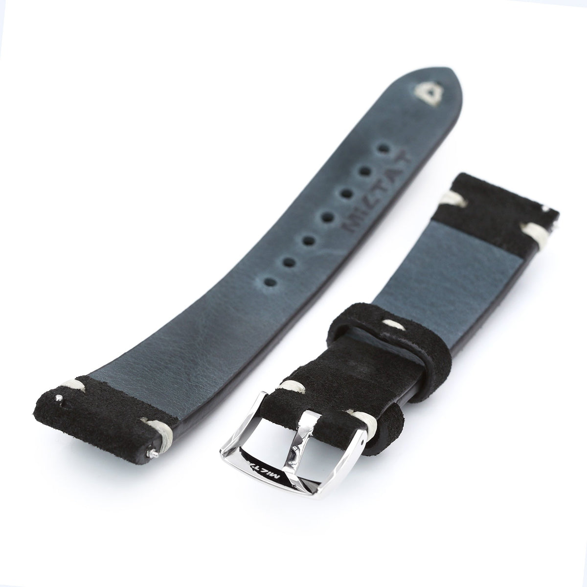 MiLTAT Quick Release Suede Leather watch straps | Strapcode