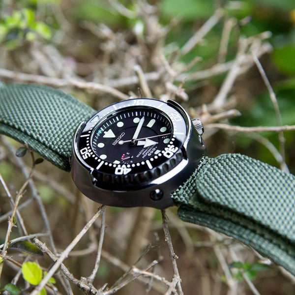22mm Military Green Nylon Velcro Watch Strap Honeycomb StrapCode