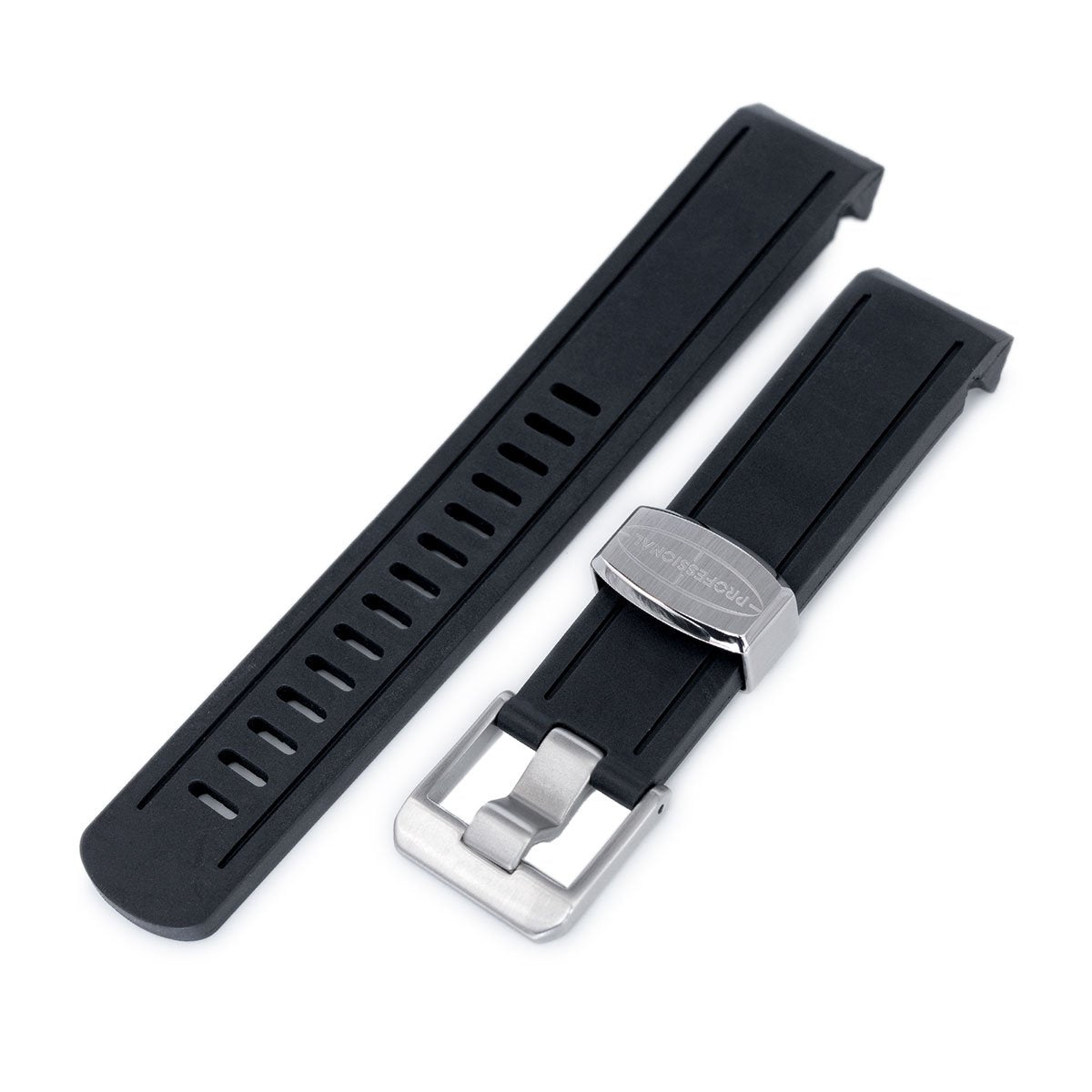 Anmelder stil Pensioneret Seiko Sumo SBDC001 Curved End Lug Rubber Watch Band | Crafter Blue -  Strapcode