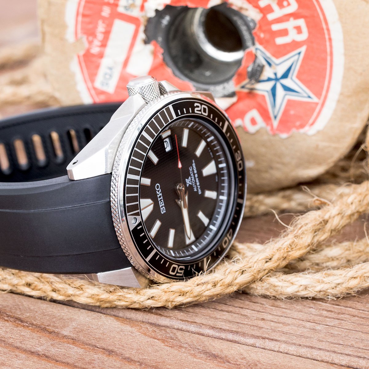 Seiko Samurai Prospex Automatic Dive Watch SRPB51 Strapcode Watch Bands