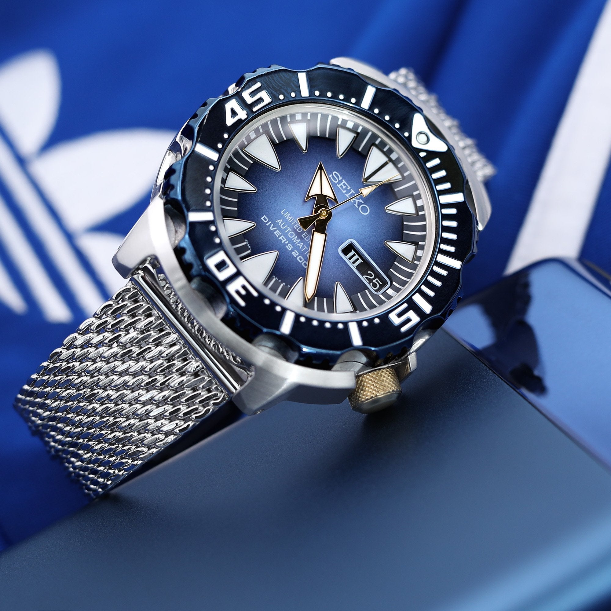 Milanese Bond Mesh Bracelet Strap For Seiko Watch - LuxuryWatchStraps 22mm