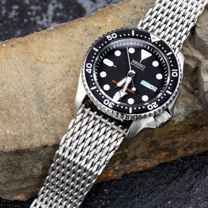 seiko turtle mesh bracelet