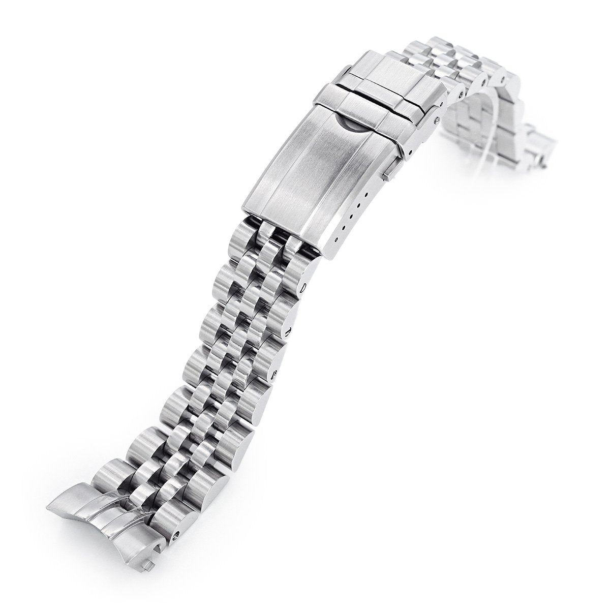 Beyond the Vintage Angus Louis Watch Bracelet for TUD Tiger 79280 in Brushed Turning Clasp Strapcode Watch Bands