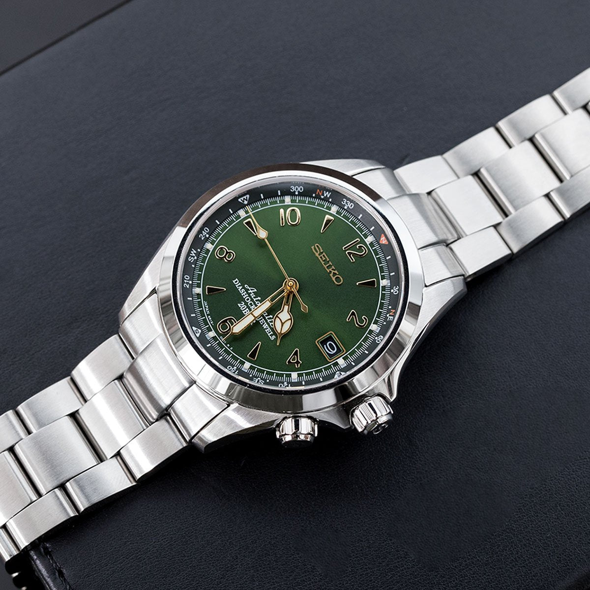 Seiko Alpinist SARB017 steel Band Boyer| Strapcode