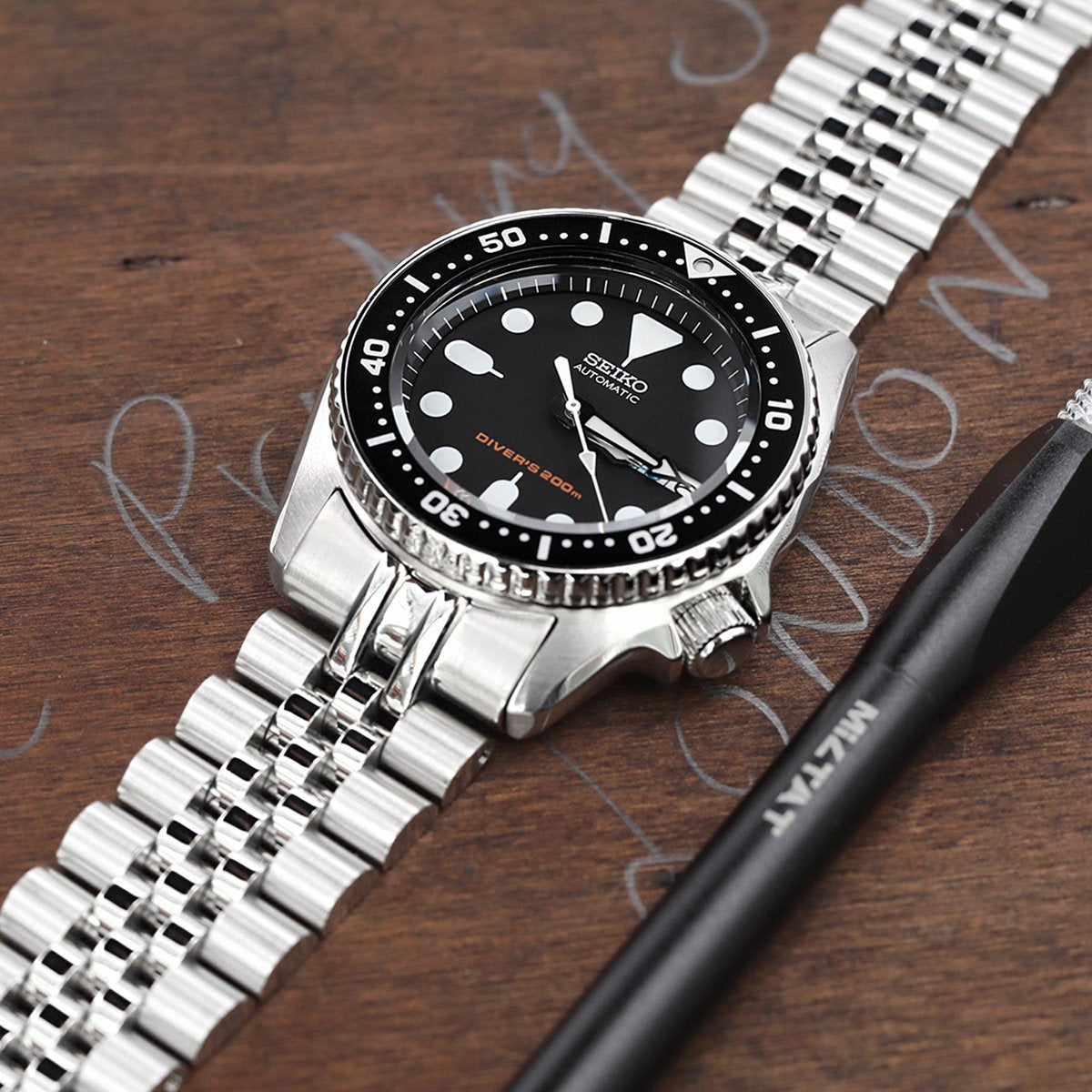 Seiko Mod SKX013 Curved J Bracelet |