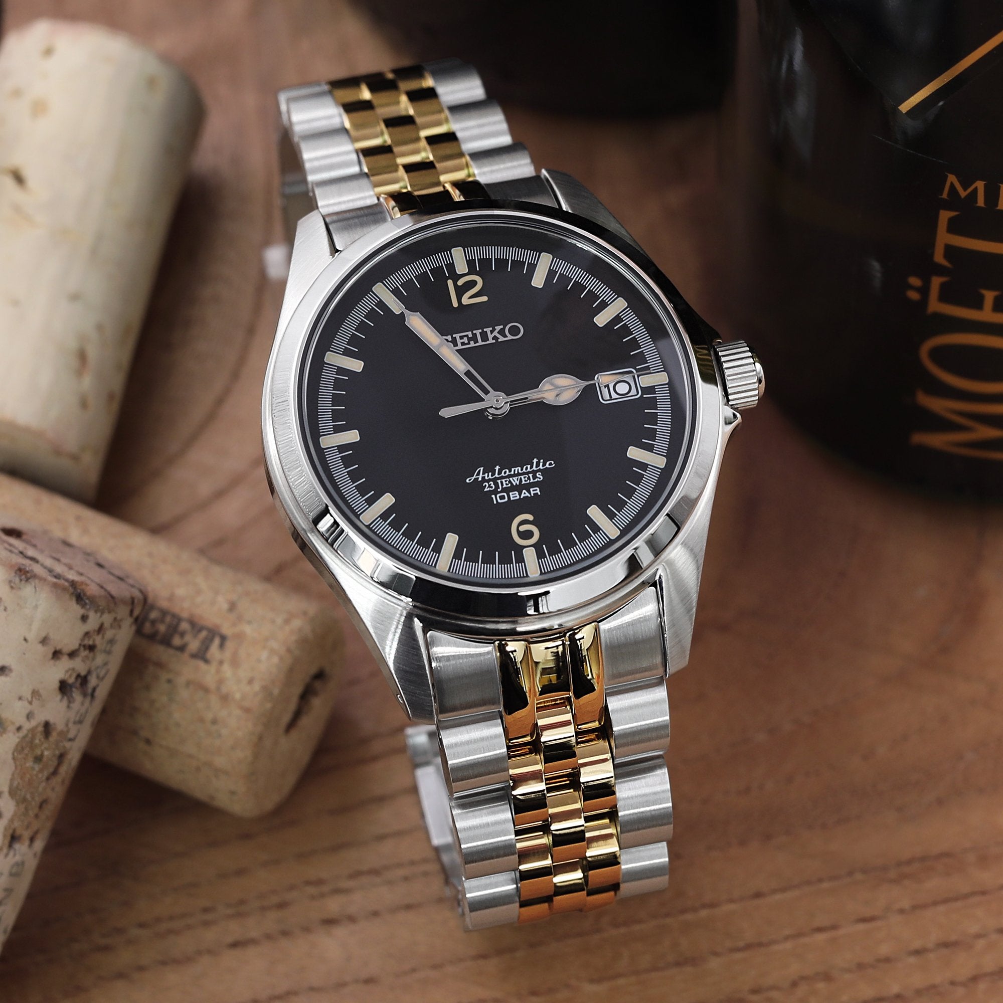 SEIKO MOD SEIKO SARB033 Bracciale inossidabile Angus-J Louis