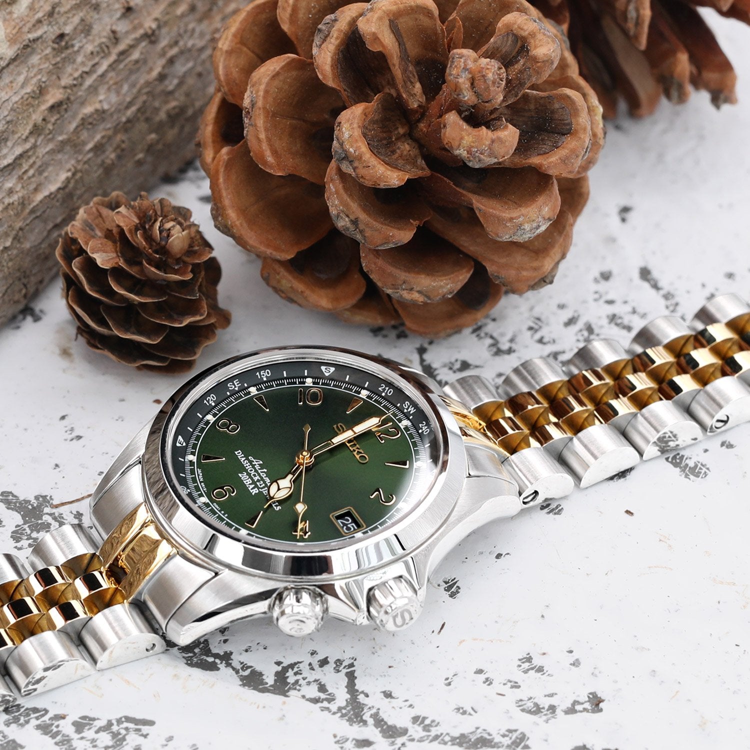 Seiko Alpinist SARB017 Curved End Angus-J Louis Bracelet