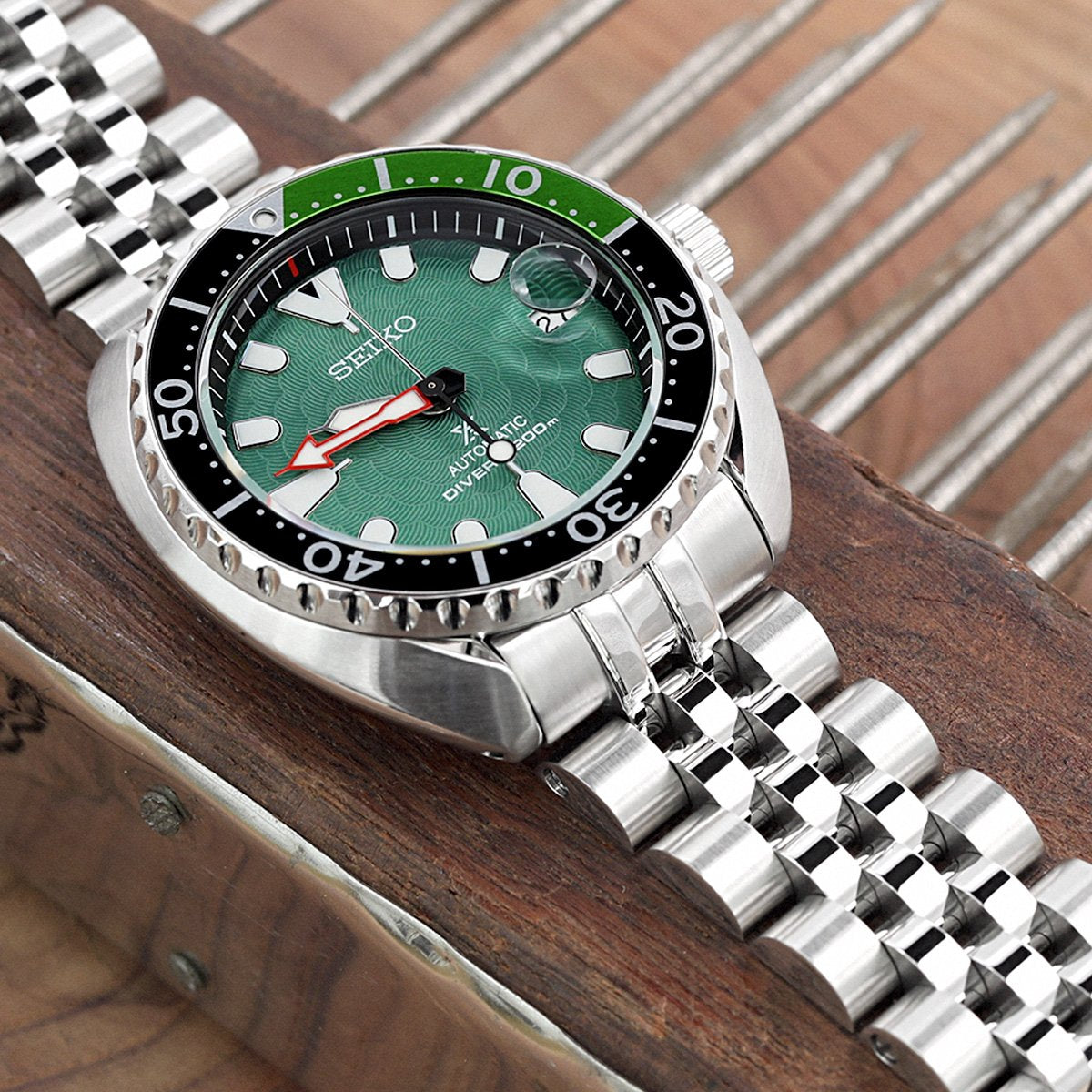 Stainless Steel Seiko Mini Turtle Jubilee Seiko Mini Turtle SRPC35