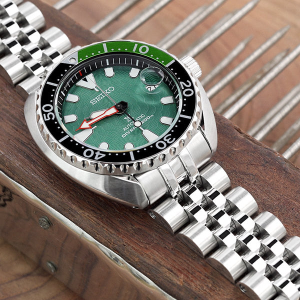 MiLTAT Super 3D Oyster steel band for Seiko Mini Turtle