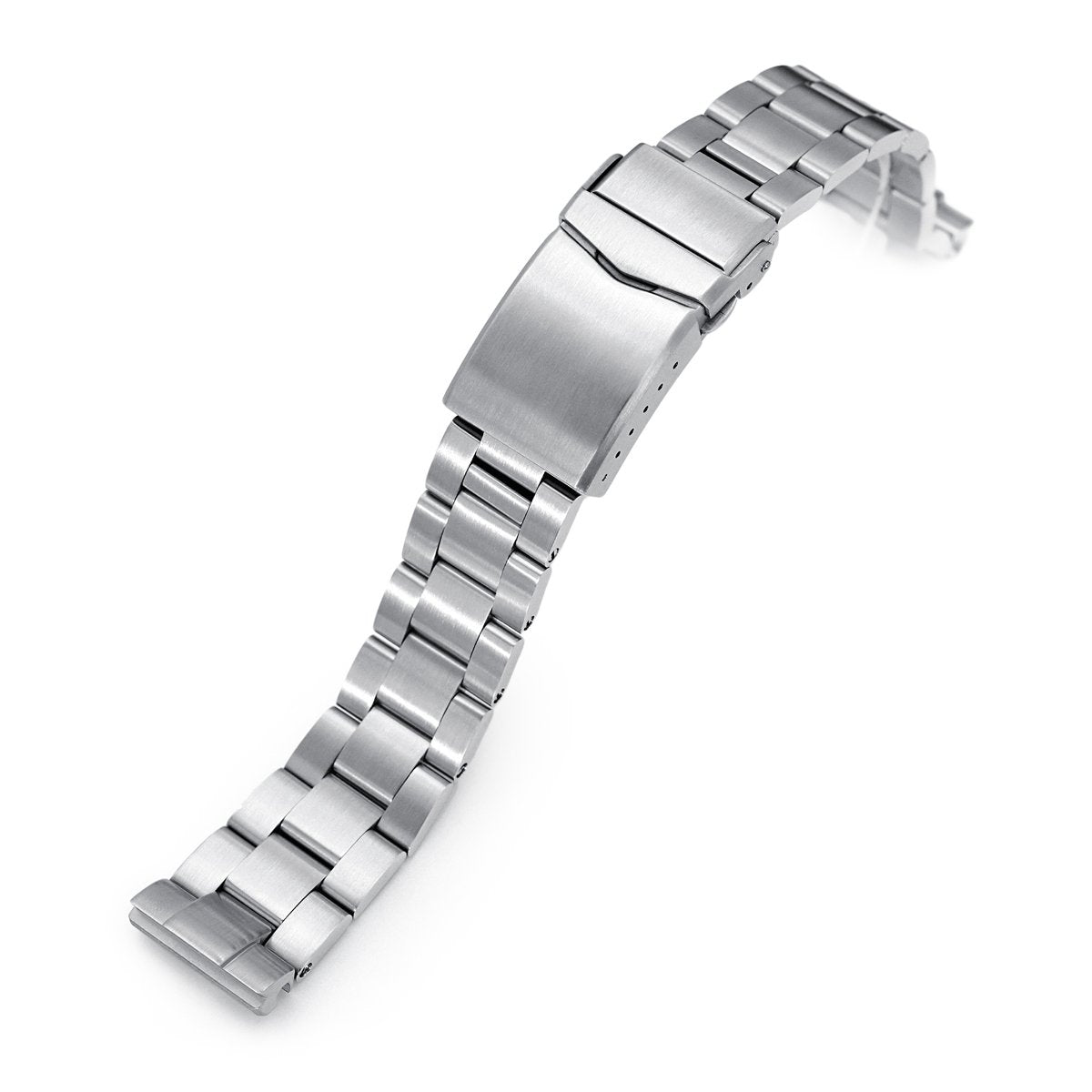 20mm Super-O Boyer 316L Stainless Steel Watch Bracelet for Seiko SBDC053 aka modern 62MAS V-Clasp Brushed Strapcode Watch Bands