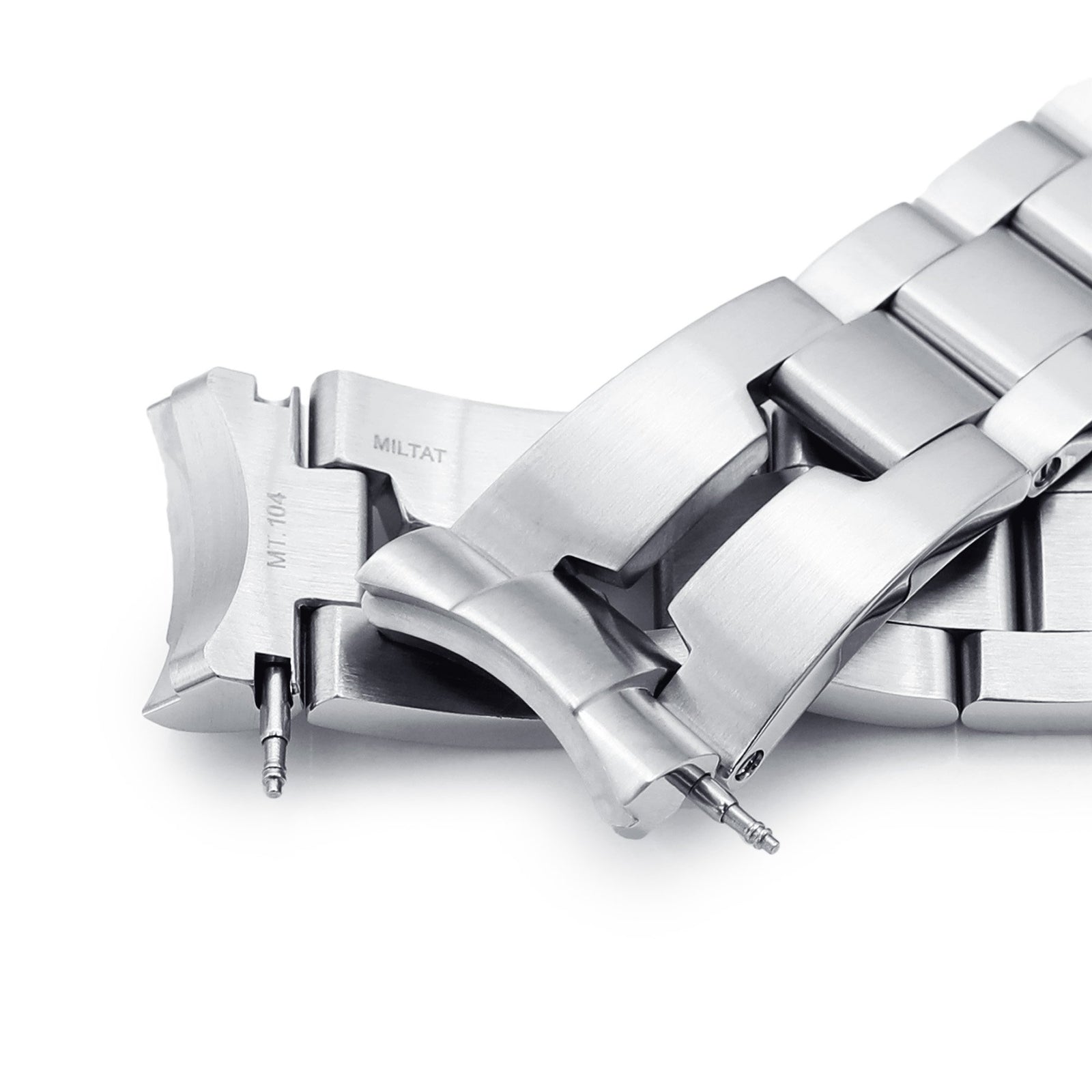 20mm Retro Shaver Blade 316L Stainless Steel Watch Bracelet for Seiko Mini Turtles SRPC35 Brushed V-Clasp Strapcode Watch Bands