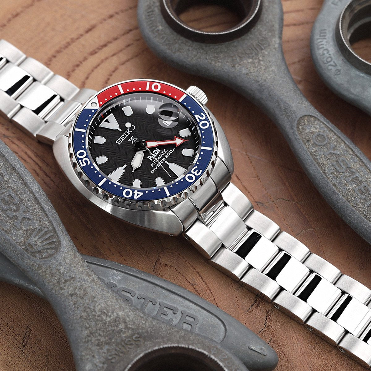 Seiko Mini Turtle SRPC35 3D O Boyer Stainless Steel Bracelet