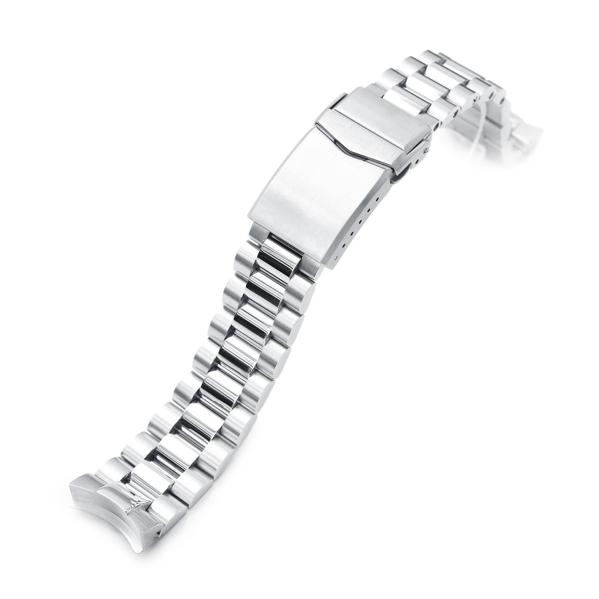 Solid Steel Jubilee Bracelet Double Lock Buckle For Seiko SKX013 015 –  tools852