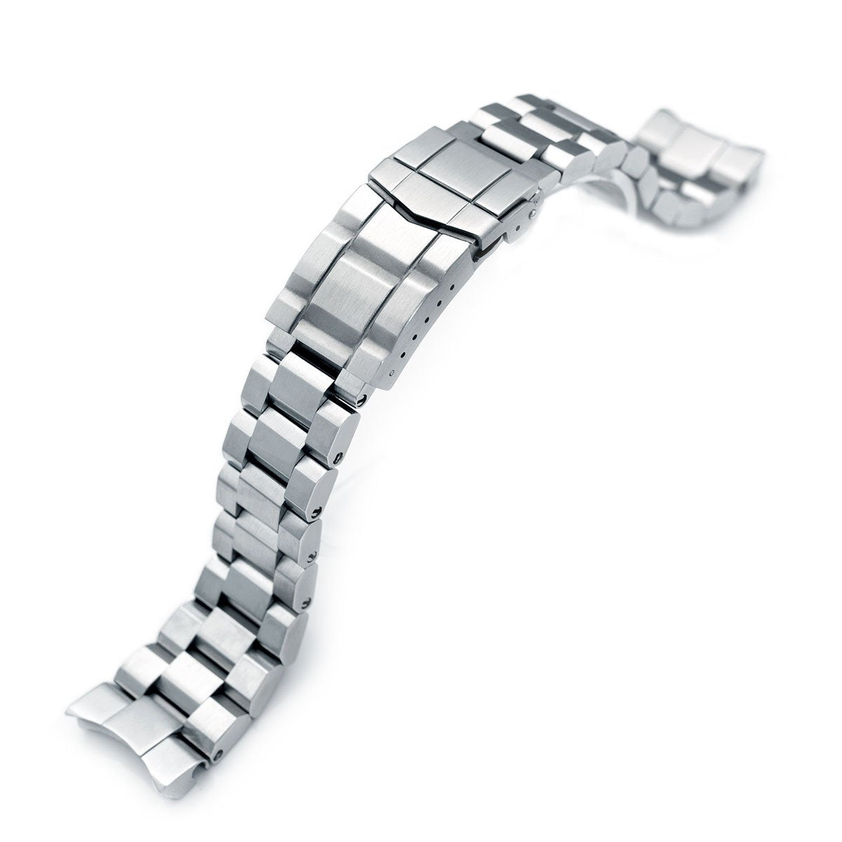 22mm Hexad 316L Stainless Steel Watch Band for Seiko Samurai SRPB51 SUB Diver Clasp Strapcode Watch Bands