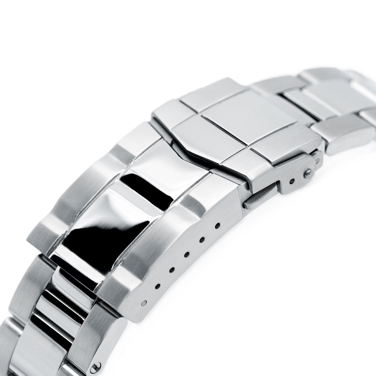 22mm Super-O Boyer 316L Stainless Steel Watch Bracelet for TUD BB, Brushed & Polished SUB Clasp Strapcode Watch Bands