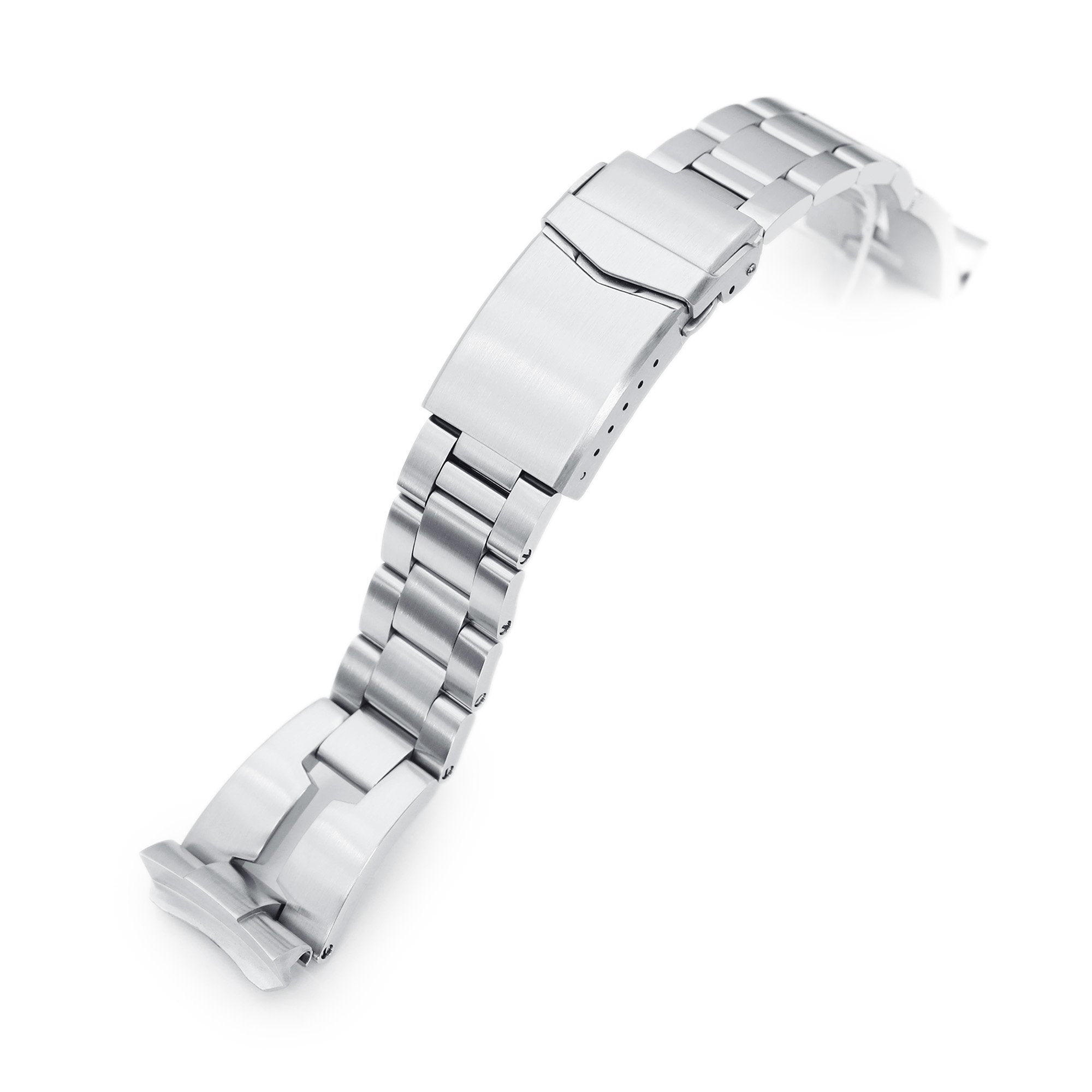 22mm Retro Razor 316L Stainless Steel Watch Bracelet for Seiko 6309-7040 Brushed V-Clasp Strapcode Watch Bands