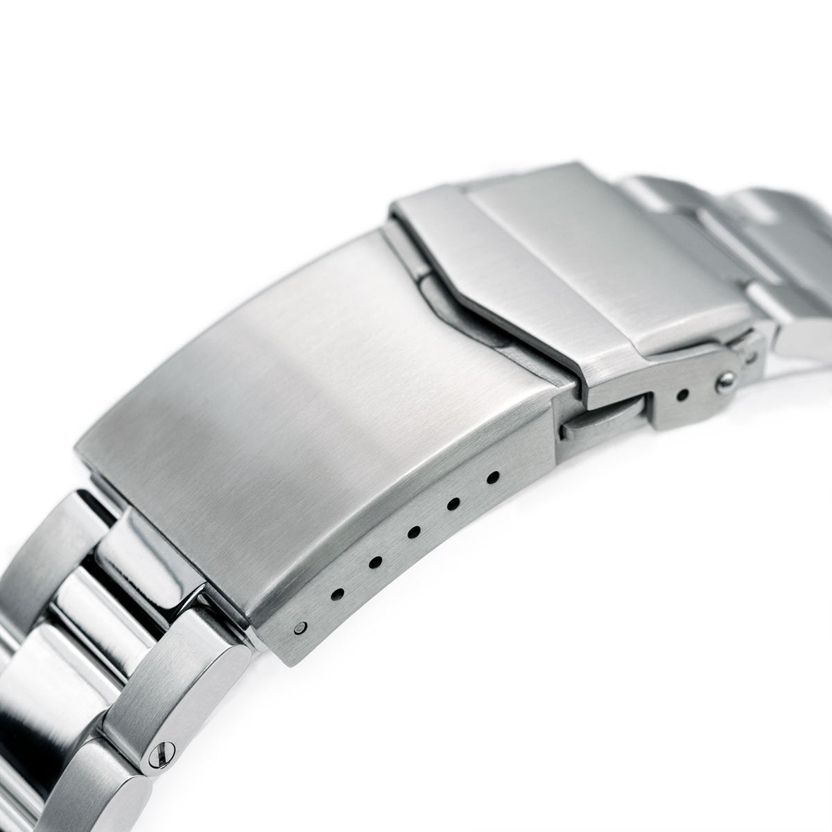 22mm Super-O Boyer 316L Stainless Steel Watch Bracelet for TUD BB V-Clasp Brushed & Polished Strapcode Watch Bands