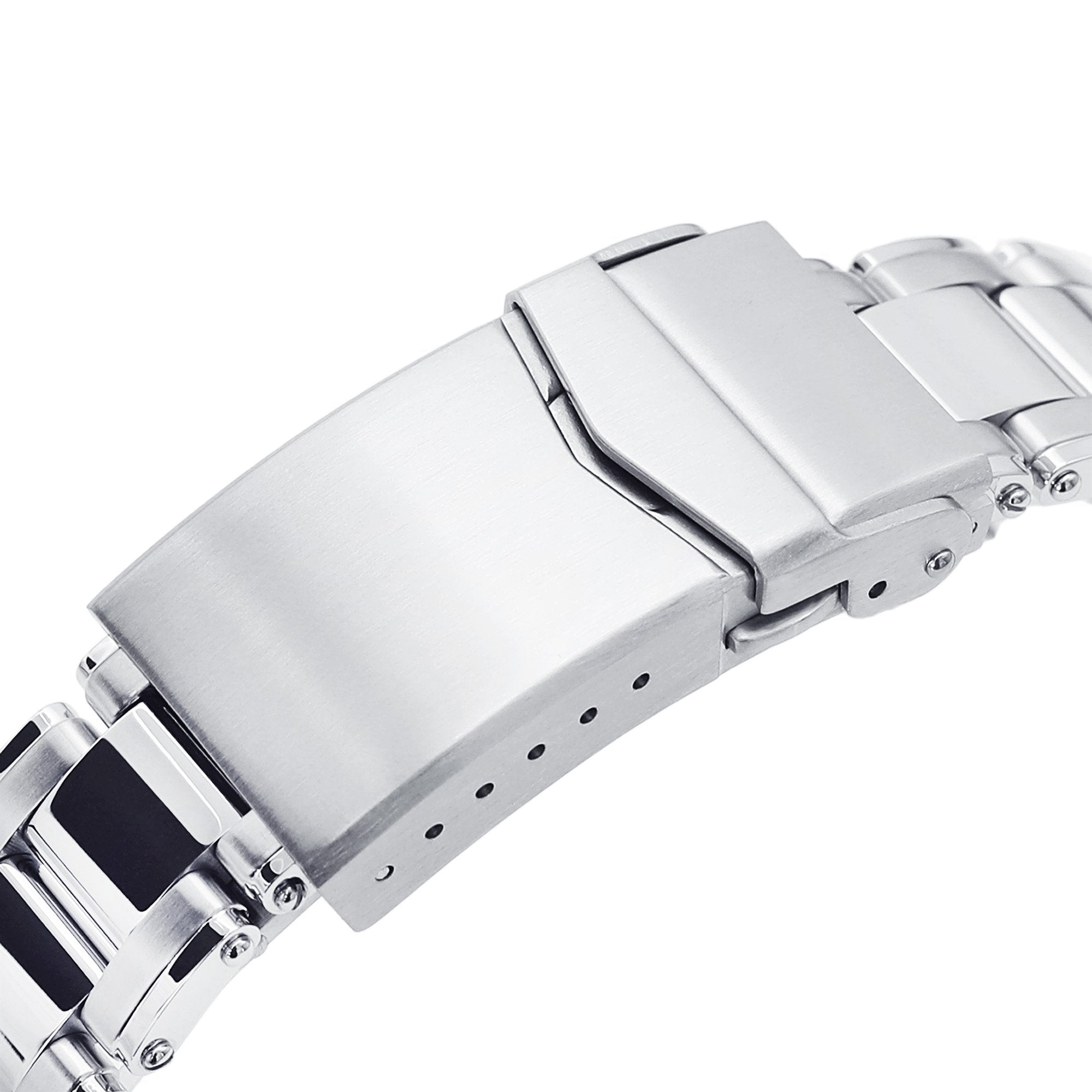 22mm Metabind 316L Stainless Steel Watch Bracelet for Seiko new Turtles SRP777 Brushed and Polished V-Clasp Strapcode Watch Bands