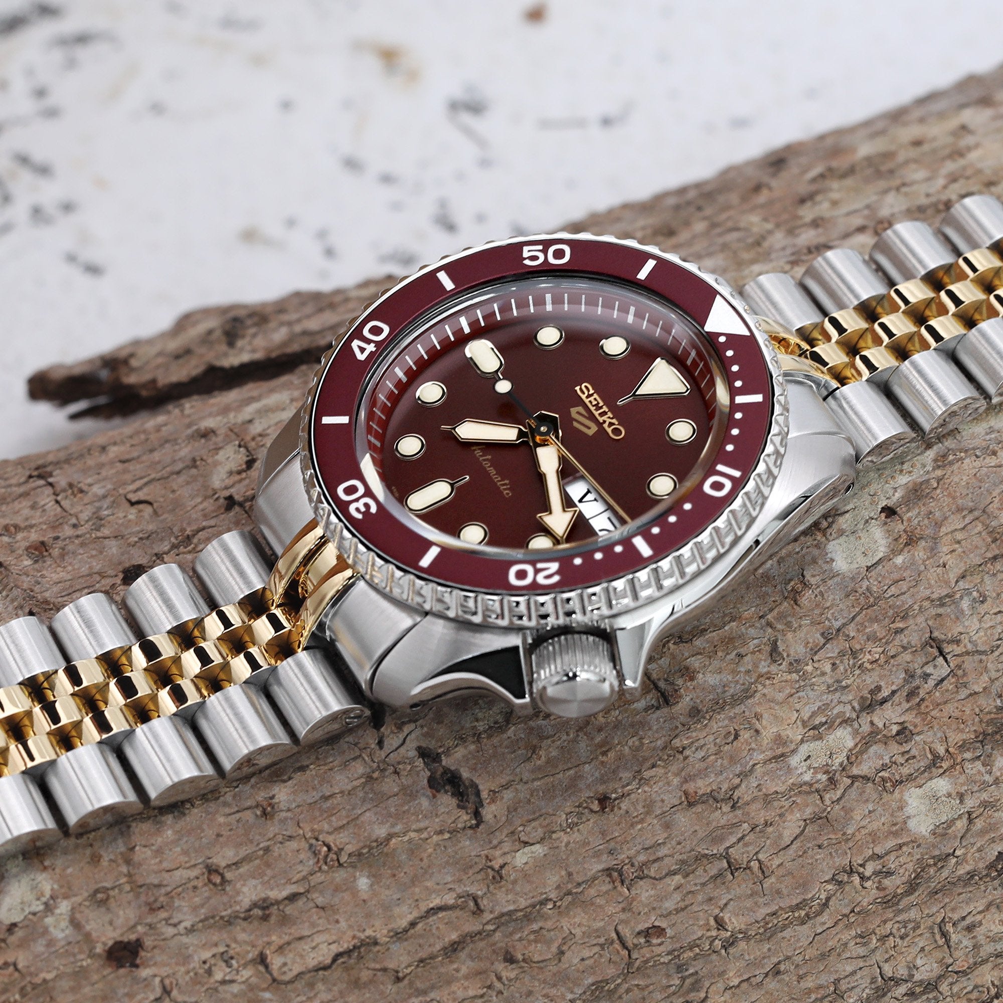 Strapcode Watch Bracelet 22mm Rollball 316L Stainless Steel Watch