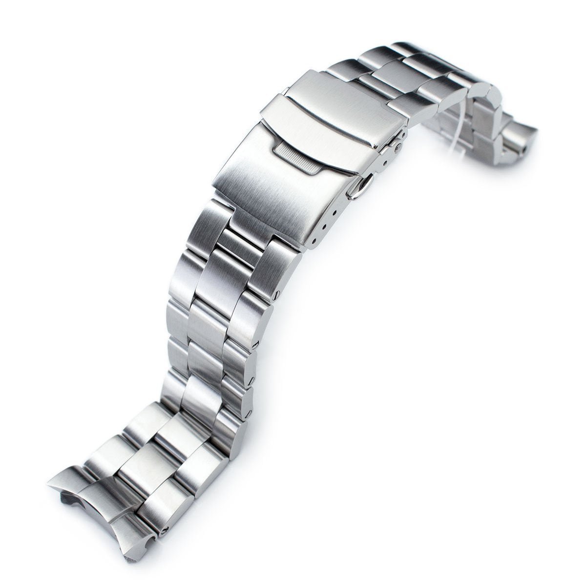 22mm Super-O Boyer Solid Link 316L Stainless Steel Bracelet for Seiko SKX007 Diver Strapcode Watch Bands