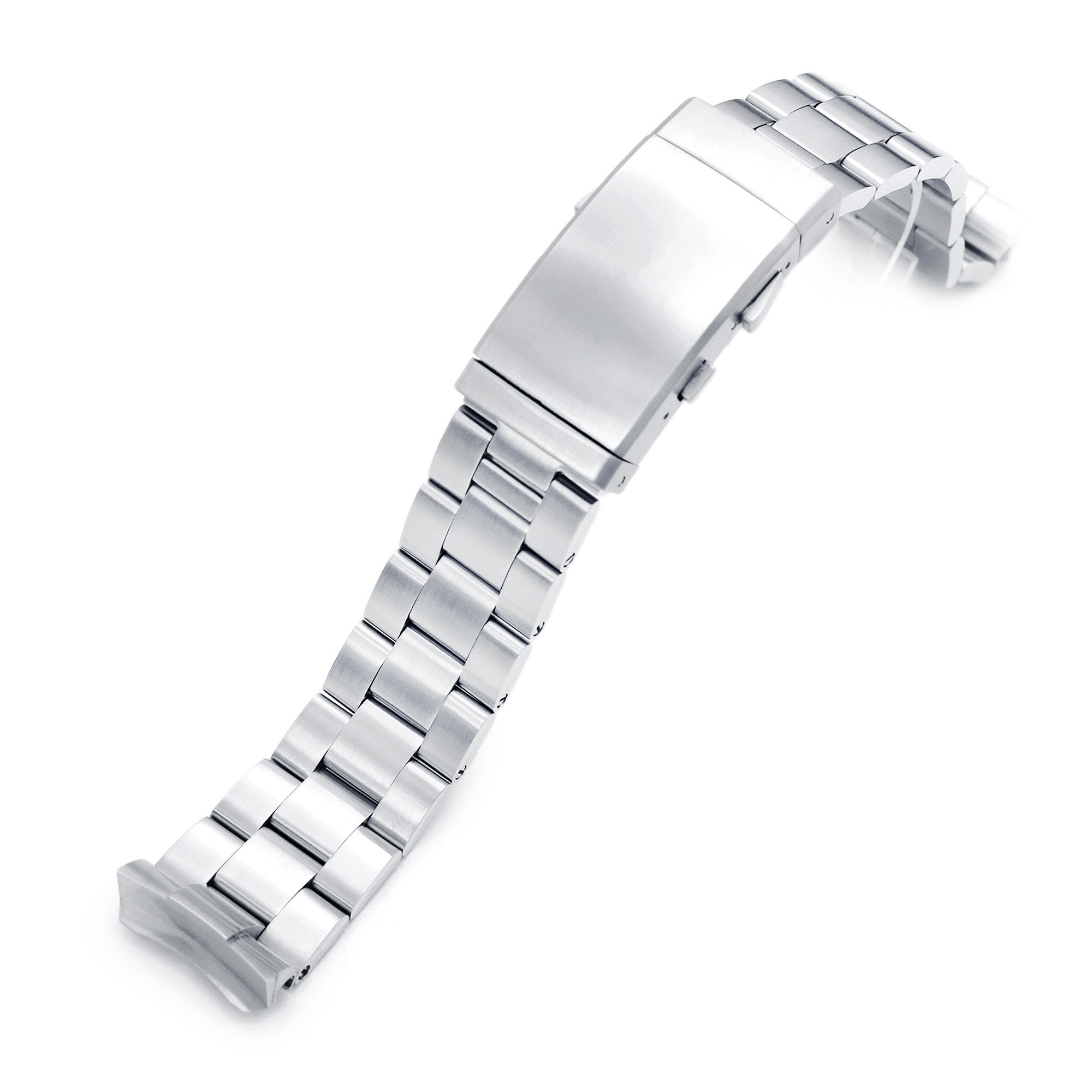 22mm Super-O Boyer 316L Stainless Steel Watch Bracelet for Seiko 6309-7040 Brushed Wetsuit Ratchet Buckle Strapcode Watch Bands