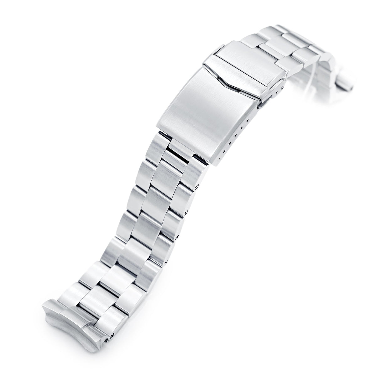 22mm Super-O Boyer 316L Stainless Steel Watch Bracelet for Seiko 6309-7040 Brushed V-Clasp Strapcode Watch Bands