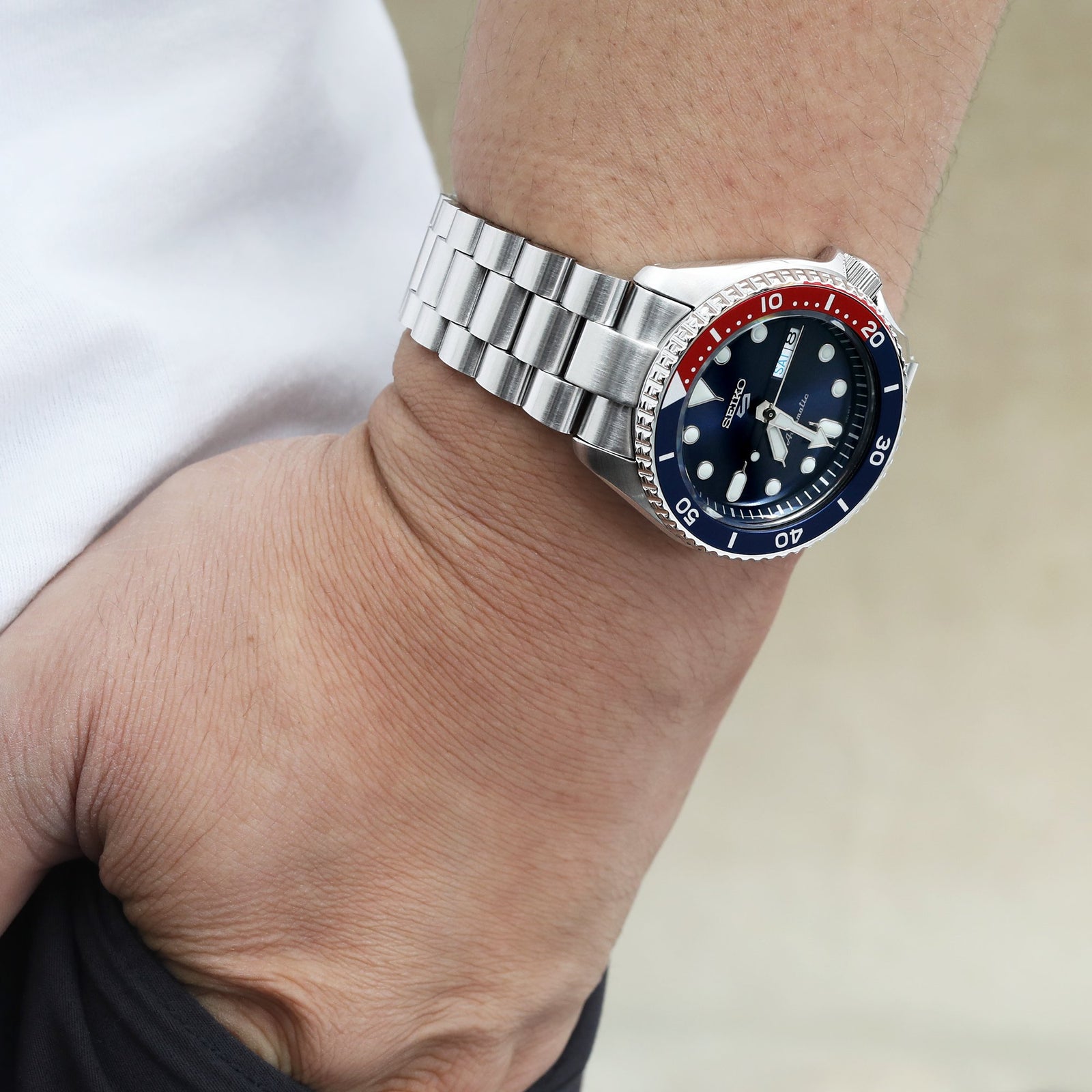 Seiko 5 Sports Curved End Endmill Watch Bands | Strapcode