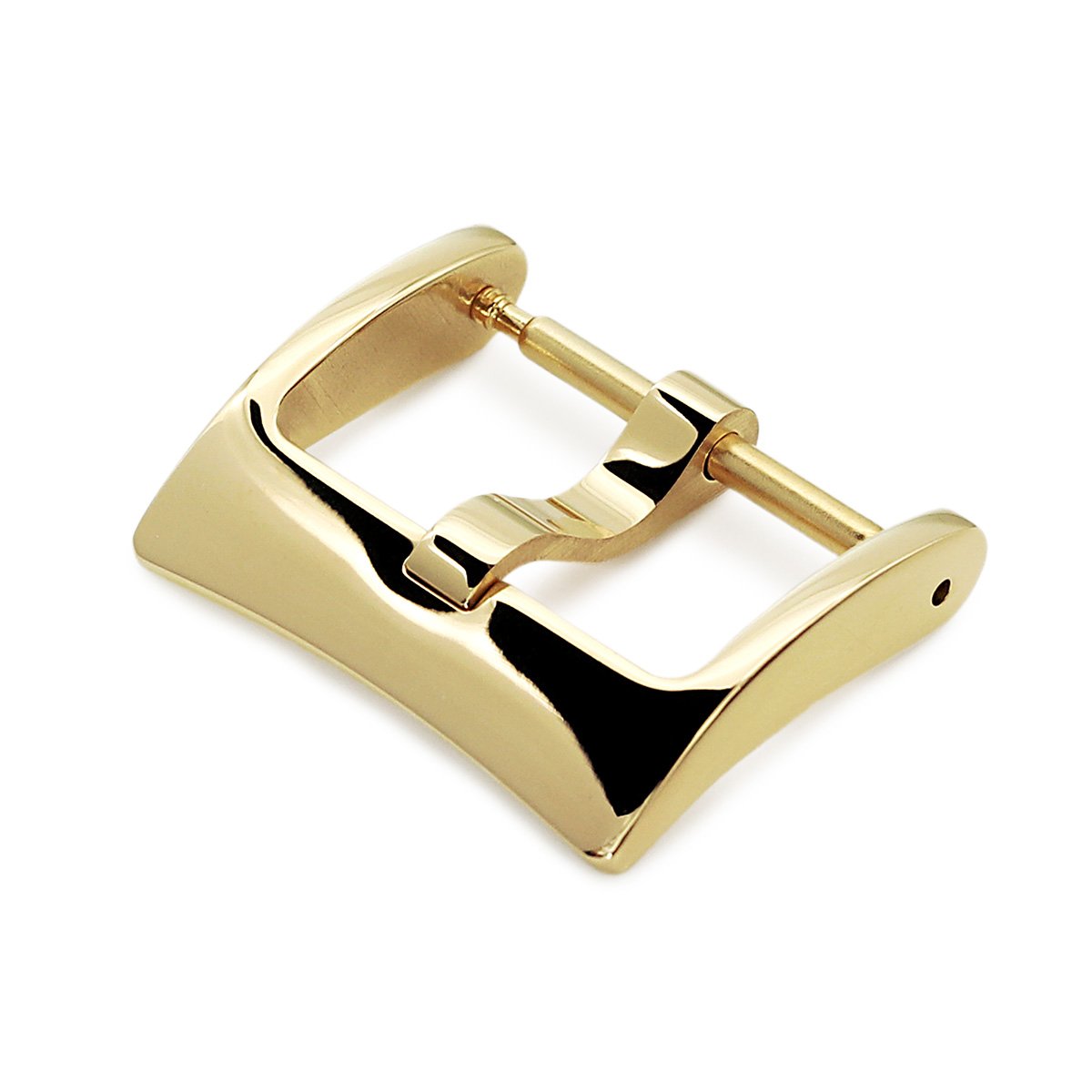 16mm 18mm 20mm #65 Classic Tang Buckle for Leather Watch Strap Polished IP Gold Strapcode Buckles