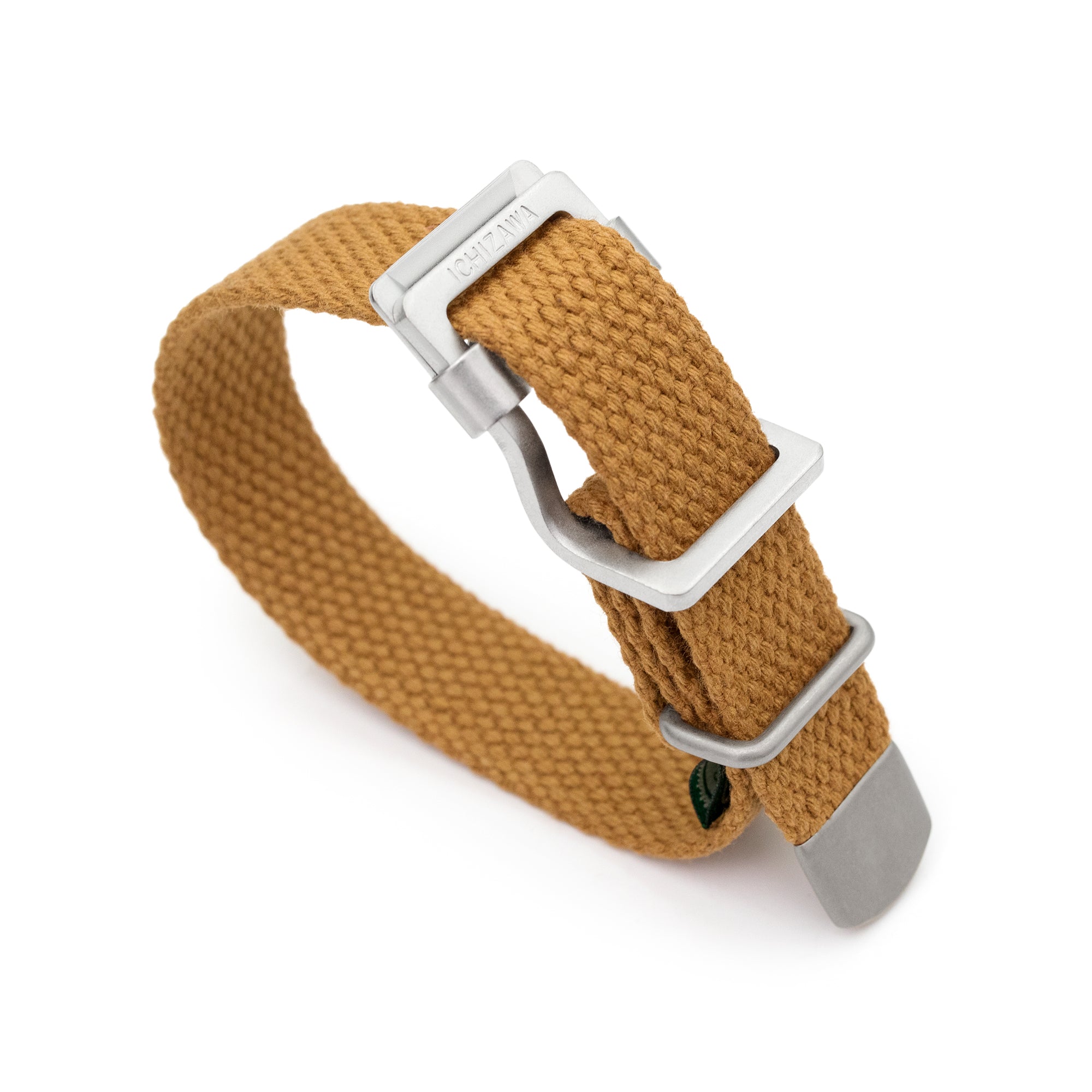 19mm Japanese Heavy Cotton Canvas Watch Strap, Light Brown Strapcode watch bands