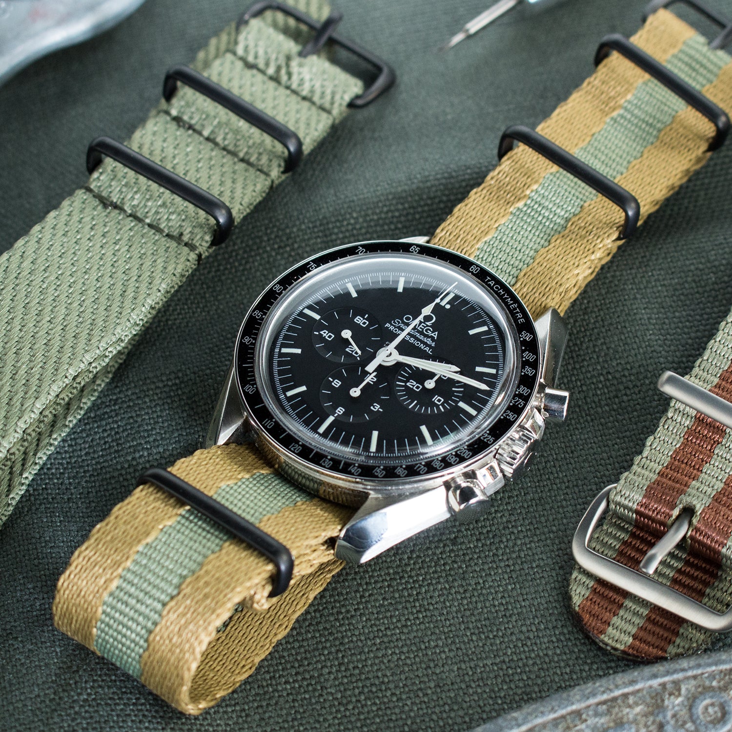 Omega Speedmaster Professional Chronograph Moon watch band by Strapcode