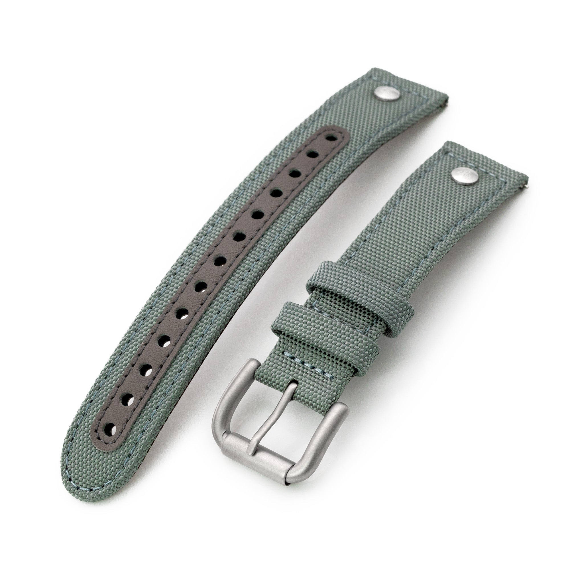 The AAF Sea Grey-637 Strap by HAVESTON Straps Strapcode Watch Bands