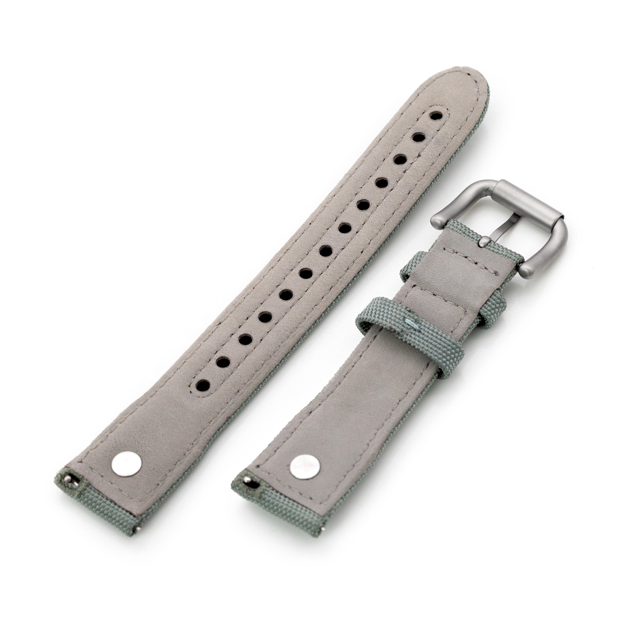 The AAF Sea Grey-637 Strap by HAVESTON Straps Strapcode Watch Bands