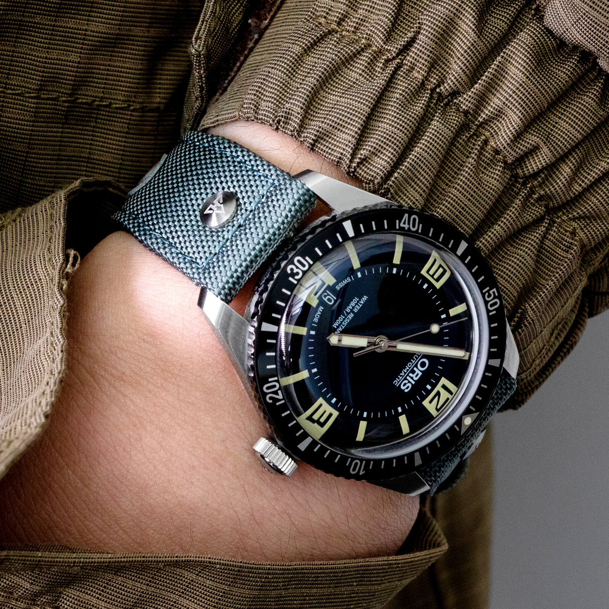 Oris Divers Heritage Sixty-Five Automatic Men&#39;s Watch 733-7707-4064RS Strapcode Watch Bands