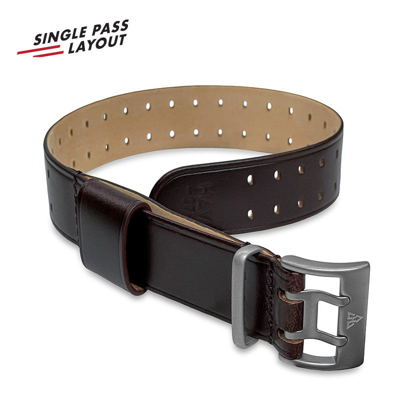 THE M-1907 Seal Brown Leather Watch Band by HAVESTON Straps Strapcode Watch Bands