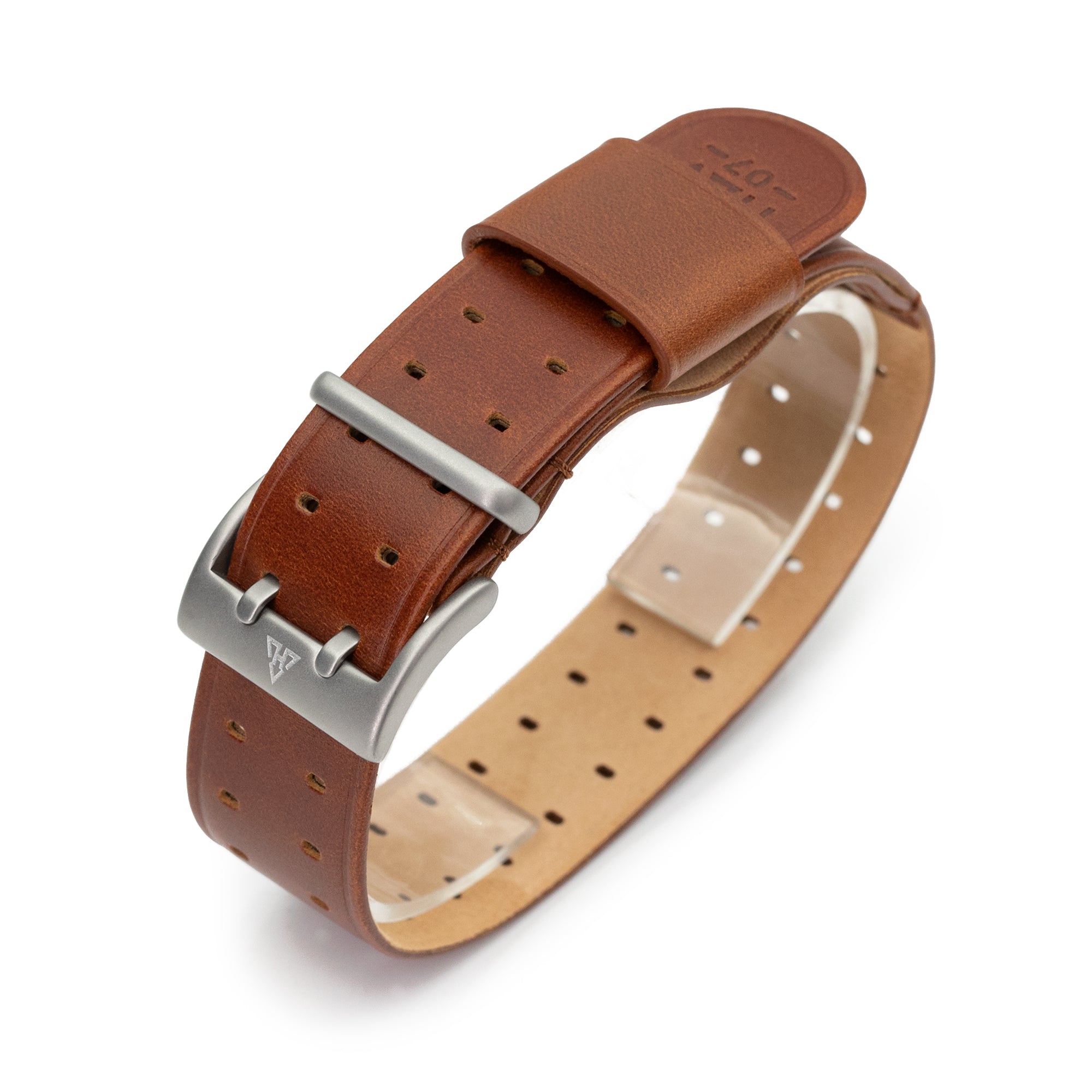 THE M-1907 Russet Brown Leather Watch Band HAVESTON Straps