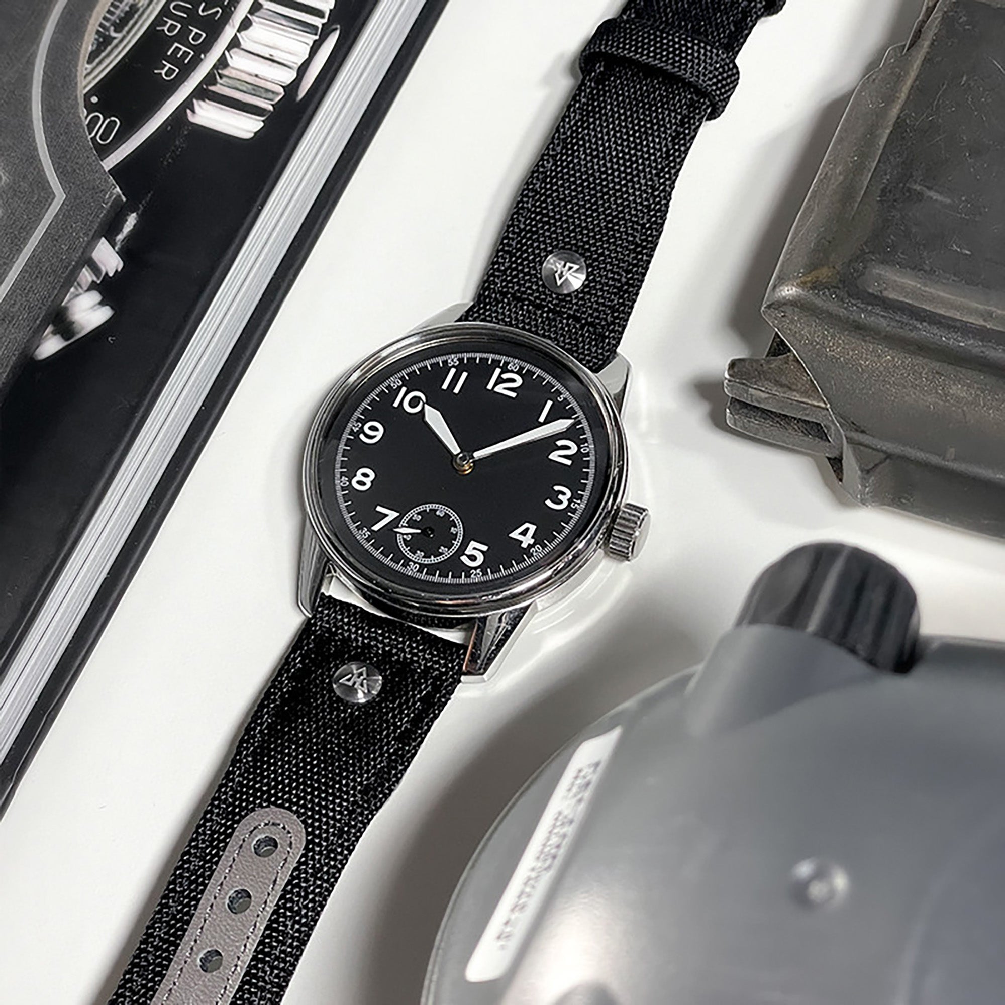 The AAF Sea Grey-637 Strap by HAVESTON Straps, 20mm or 22mm