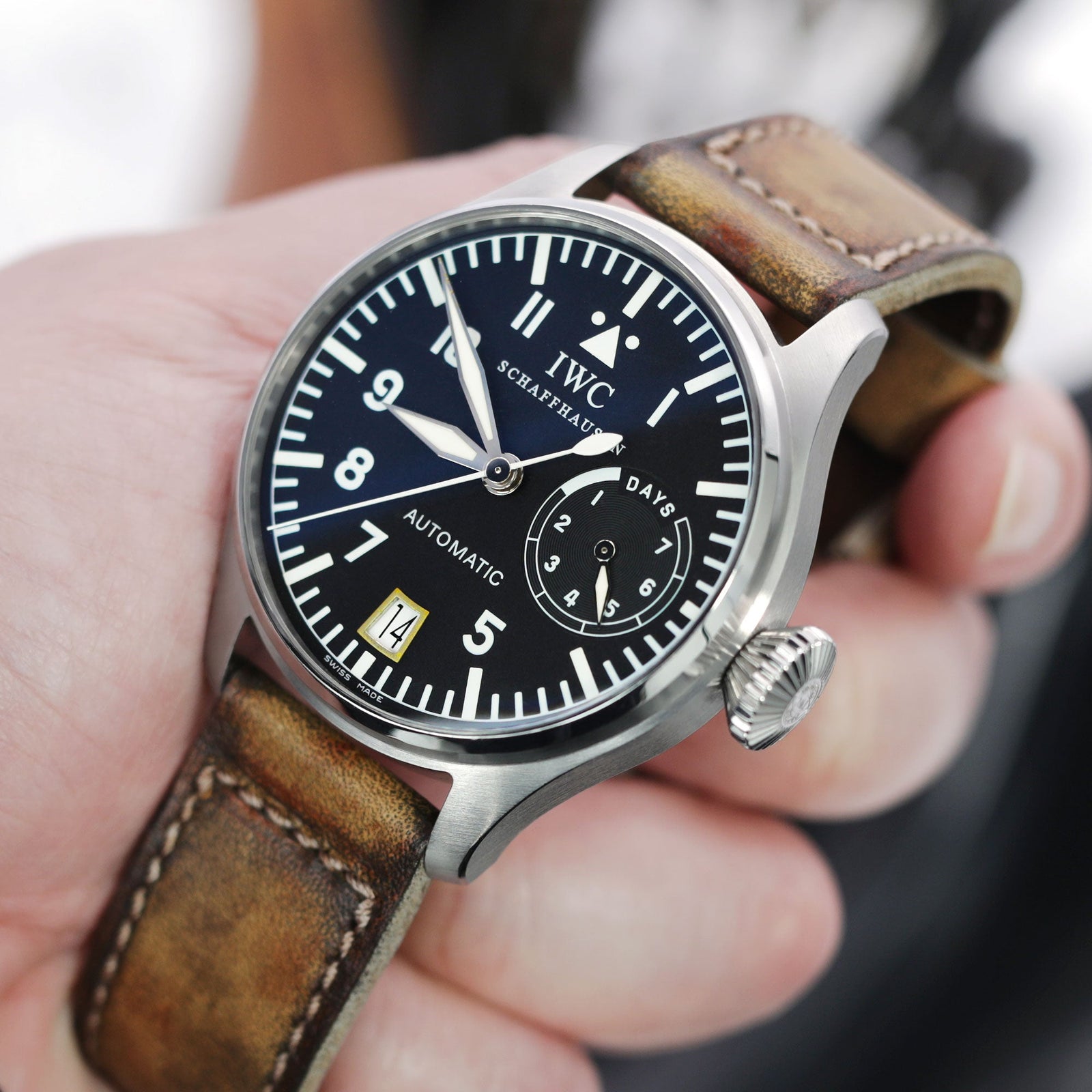 22mm MT X Gunny MISSION POSSIBLE 1 Vintage Brown Leather