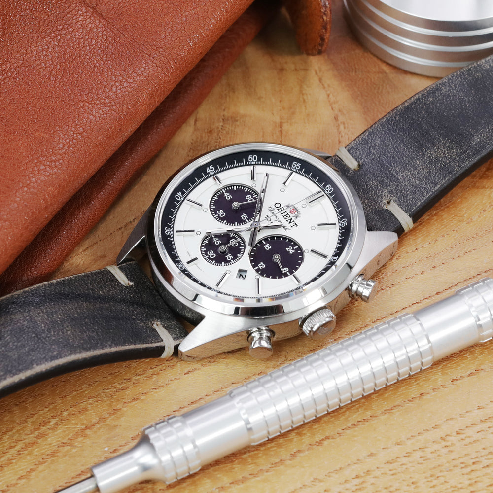 Unique Quality Leather 22 mm Watch Strap DT2033-D_K0013818 main image 0