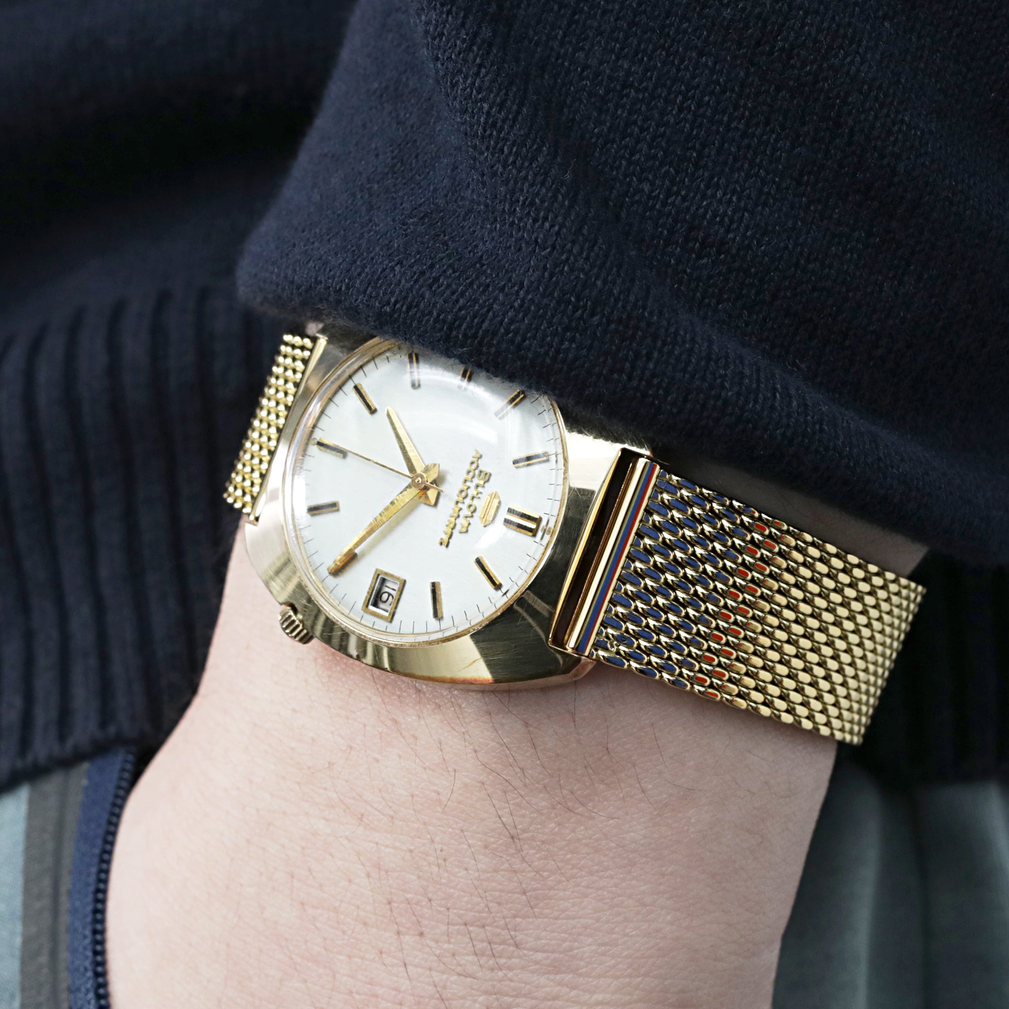 Personalized 18K Gold Mesh Bracelet With Adjustable Clasp Closure. Milanese  Watch Strap. 100% Handmade. 