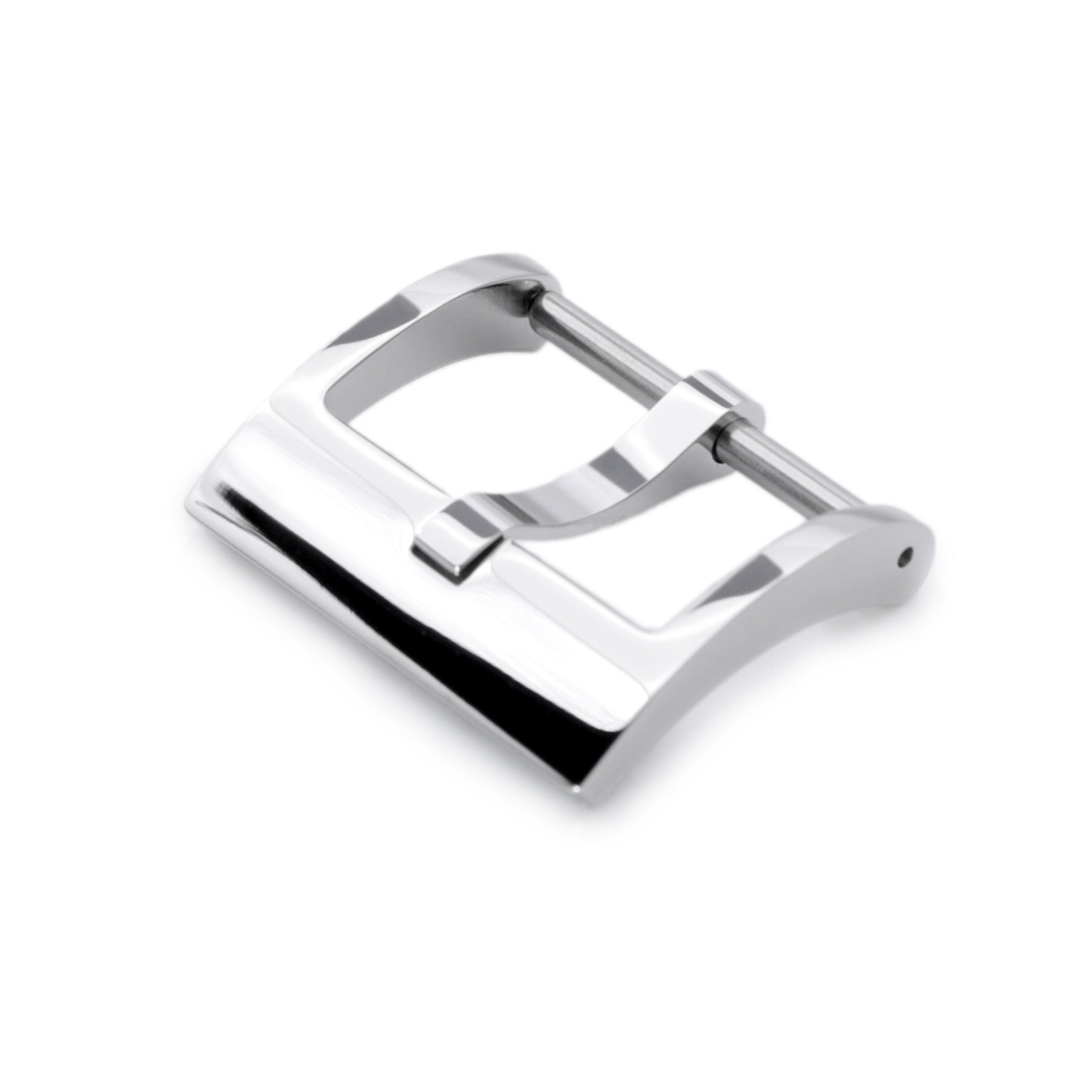 Sporty Tang Buckle for Leather Watch Strap Brushed | Strapcode