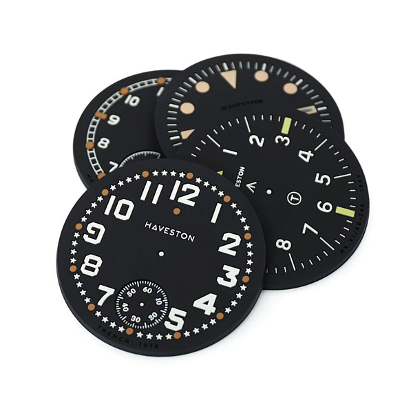 The Service Dial Coasters Set-A by HAVESTON Straps | Strapcode