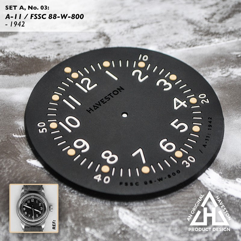 The Service Dial Coasters Set-A (pack of 4 patterns) by HAVESTON Straps