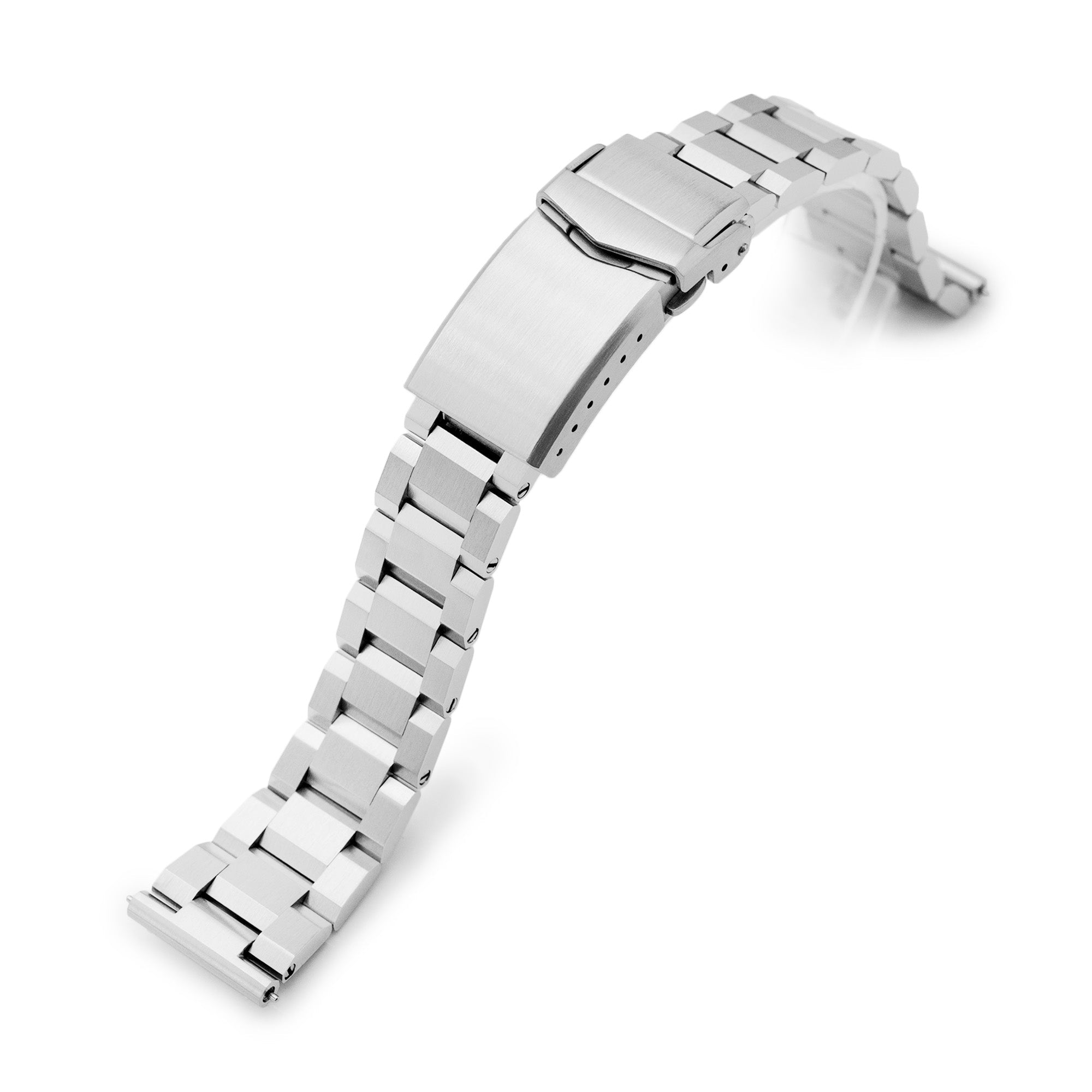19mm Luxury Stainless Steel Watch Bands Solid Metal Heavy Type