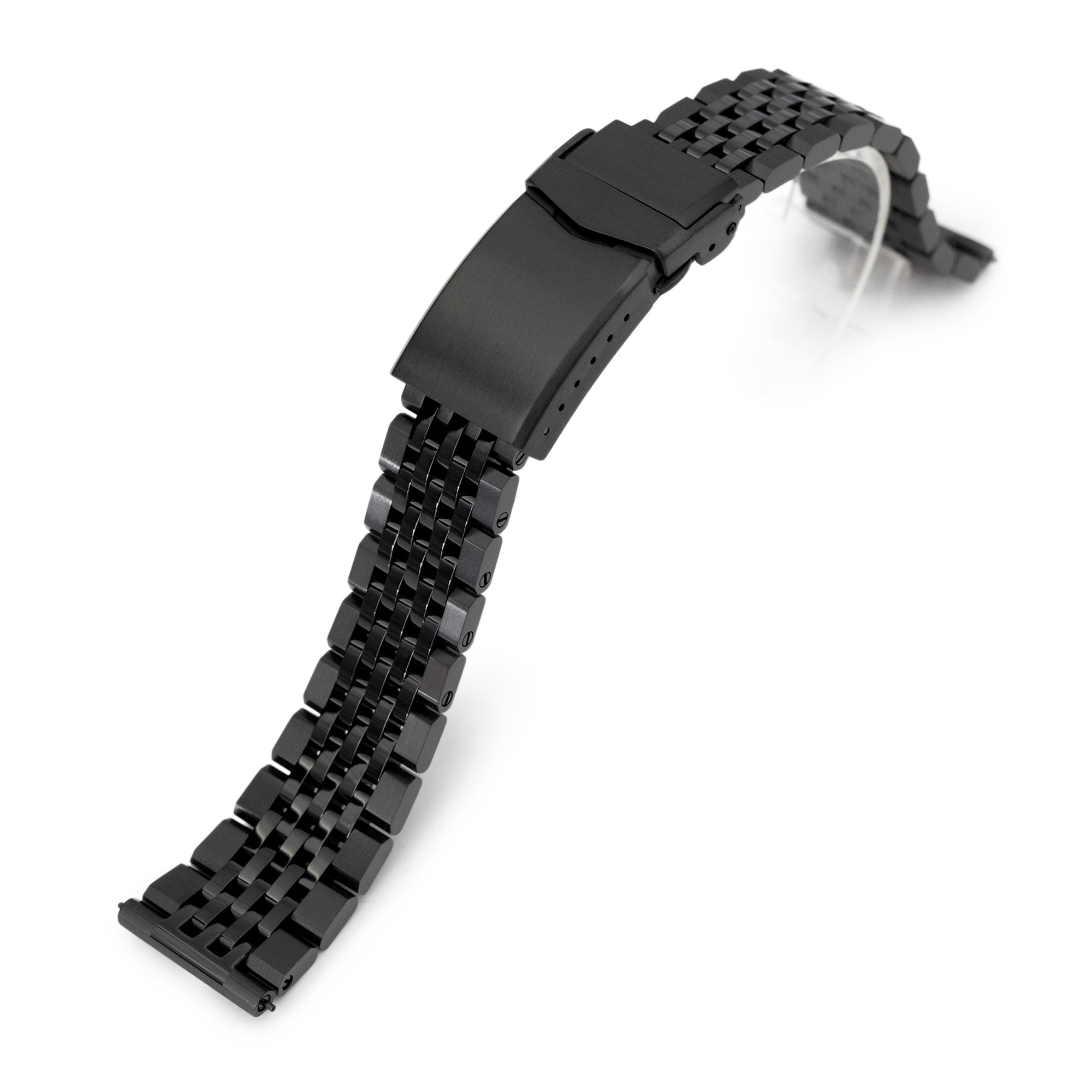 20mm Asteroid QR for Straight End Diamond-like Carbon (DLC coating) Strapcode Watch Bands