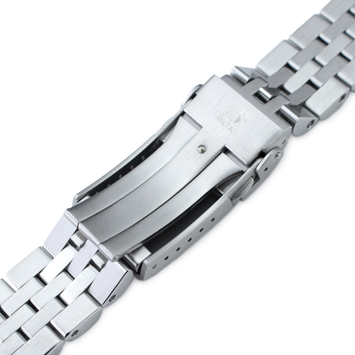 Angus-J Louis 20mm Stainless Steel Straight End Bracelet