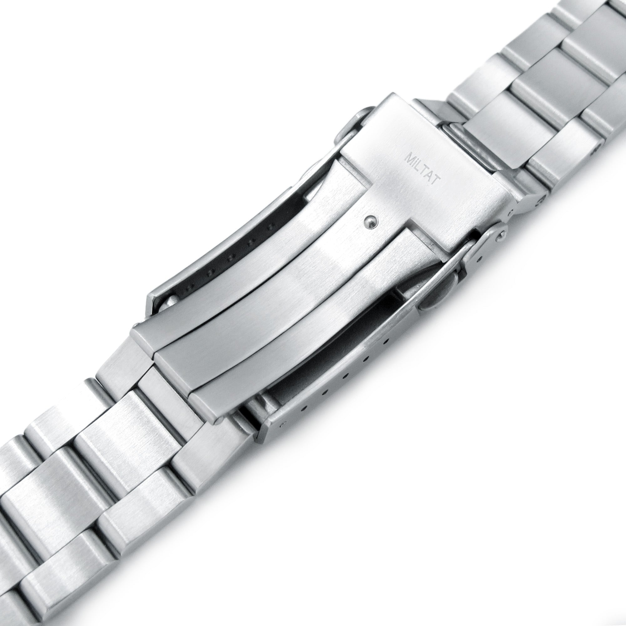 20mm Retro Shaver Blade 316L Stainless Steel Watch Bracelet for Seiko Mini Turtles SRPC35 Brushed V-Clasp Strapcode Watch Bands
