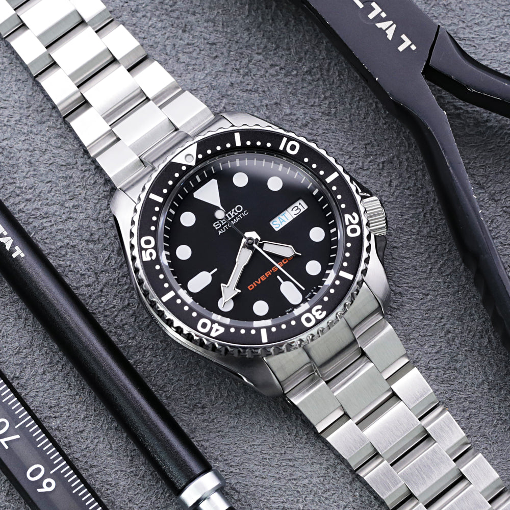 Seiko Mod SKX007 SKX009 Curved End Hexad Bracelet Strapcode